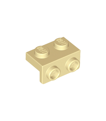 Tan Bracket 1 x 2 - 1 x 2