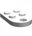 White Plate, Modified 3 x 2 with Hole