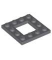 Dark Bluish Gray Plate, Modified 4 x 4 with 2 x 2 Open Center