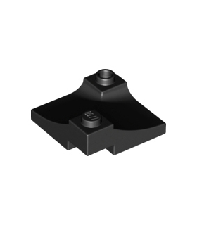 Black Slope, Curved 3 x 3 Double