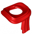 Red Minifigure Scarf Long Wrapped