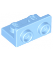 Bright Light Blue Bracket 1 x 2 - 1 x 2 Inverted