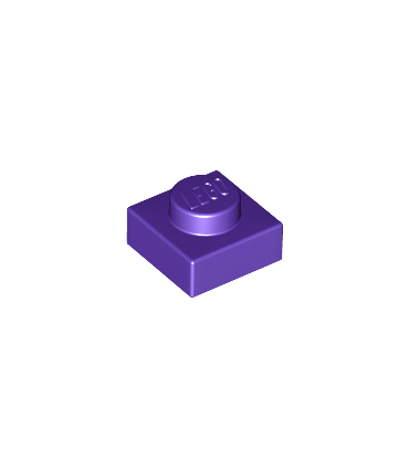 Dark Purple Plate 1 x 1