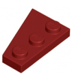 Dark Red Wedge, Plate 3 x 2 Right