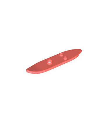 Coral Minifigure, Utensil Surfboard Long