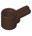 Dark Brown Technic, Axle and Pin Connector Hub with 1 Axle