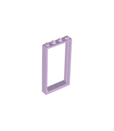 Lavender Door, Frame 1 x 4 x 6 with 2 Holes on Top and Bottom