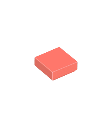 Coral Tile 1 x 1