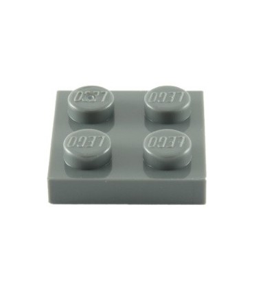 Dark Bluish Gray Plate 2 x 2