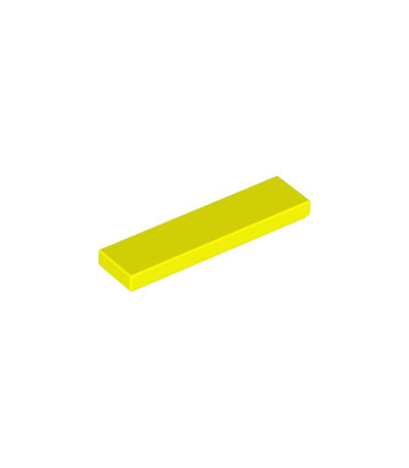 Neon Yellow Tile 1 x 4