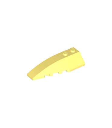 Bright Light Yellow Wedge 6 x 2 Left