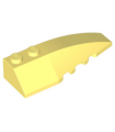 Bright Light Yellow Wedge 6 x 2 Right