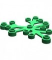 Green Plant Leaves 6 x 5