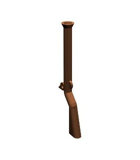 Reddish Brown Minifig, Weapon Gun, Pirate Flintlock Musket