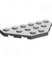 Light Gray Wedge, Plate 3 x 6 Cut Corners
