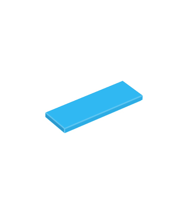 Dark Azure Tile 2 x 6