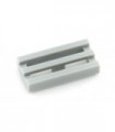 Light Bluish Gray Tile, Modified 1 x 2 Grille with Bottom Groove / Lip