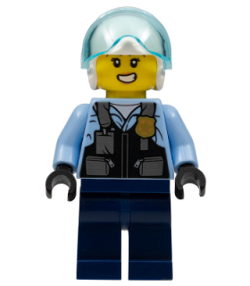 Police Officer - Rooky Partnur, Jet Pilot with Dark Blue Pants