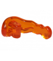 Trans-Orange Wave Rounded Energy with Bar Handle (Power Blast)