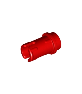 Red Technic, Pin 1/2 with Friction Ridges