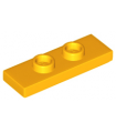 Bright Light Orange Plate, Modified 1 x 3 with 2 Studs (Double Jumper)