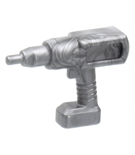 Flat Silver Minifigure, Utensil Tool Cordless Electric Impact Wrench / Drill