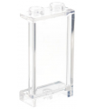 Trans-Clear Panel 1 x 2 x 3 with Side Supports - Hollow Studs