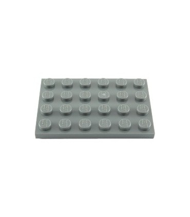 Dark Bluish Gray Plate 4 x 6