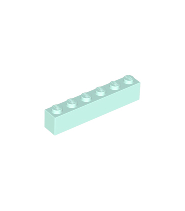 Light Aqua Brick 1 x 6