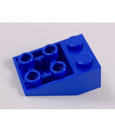 Blue Slope, Inverted 33 3 x 2 with Flat Bottom Pin and Connections between Studs