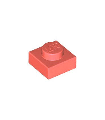 Coral Plate 1 x 1