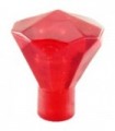 Trans-Red Rock 1 x 1 Jewel 24 Facet