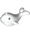White Whale with Sand Blue Eyes Pattern