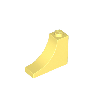 Bright Light Yellow Arch 1 x 3 x 2 Inverted