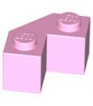Bright Pink Brick, Modified Facet 2 x 2