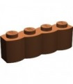 Reddish Brown Brick, Modified 1 x 4 Log
