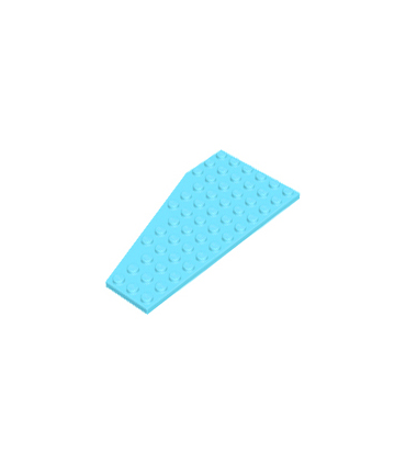 Medium Azure Wedge, Plate 12 x 6 Right