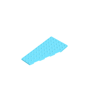 Medium Azure Wedge, Plate 12 x 6 Left