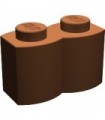 Reddish Brown Brick, Modified 1 x 2 Log