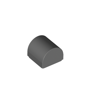 Dark Bluish Gray Slope, Curved 1 x 1 x 2/3 Double