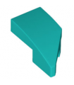 Dark Turquoise Wedge 2 x 1 x 2/3 Left