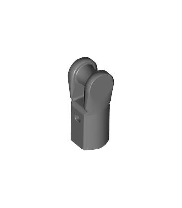 Dark Bluish Gray Bar Holder with Handle