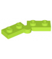 Lime Hinge Plate 1 x 4 Swivel (2429 / 2430)