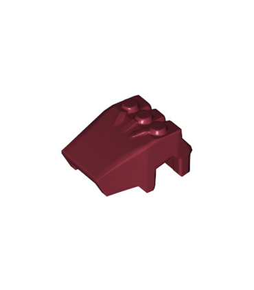 Dark Red Hand Gorilla Fist (fits Minifigure Hand)
