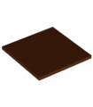 Reddish Brown Tile 6 x 6 with Bottom Tubes