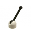 White Lever Small Base with Black Lever