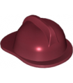 Dark Red Minifig, Headgear Fire Helmet