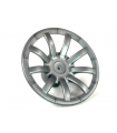 Pearl Light Gray Wheel Cover 9 Spoke - 24mm D. - for Wheels 55982 and 56145