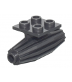 Pearl Dark Gray Engine, Strakes, 2 x 2 Thin Top Plate