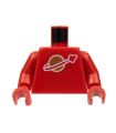 Red Torso Space Classic Moon Logo High on Torso Pattern, Inside with Ribs (second reissue) / Red Arms / Red Hands